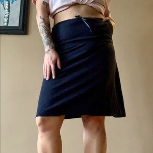 90s vintage Versace Sport terry + mesh skirt